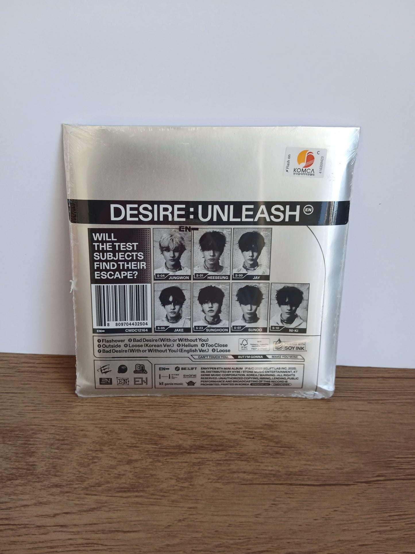 ENHYPEN - DESIRE : UNLEASH (6th Mini Album) ENGENE ver fotos