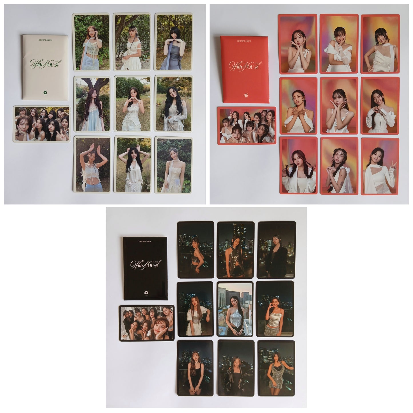 TWICE Set de photocards pre-orden With you-th