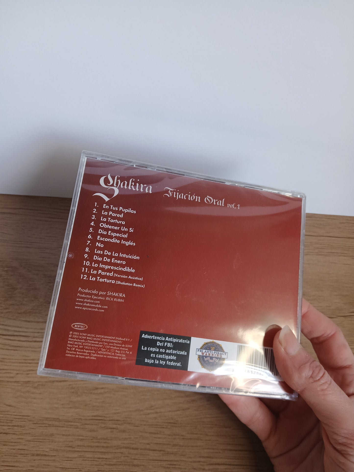 SHAKIRA - Fijación oral Vol.1 CD