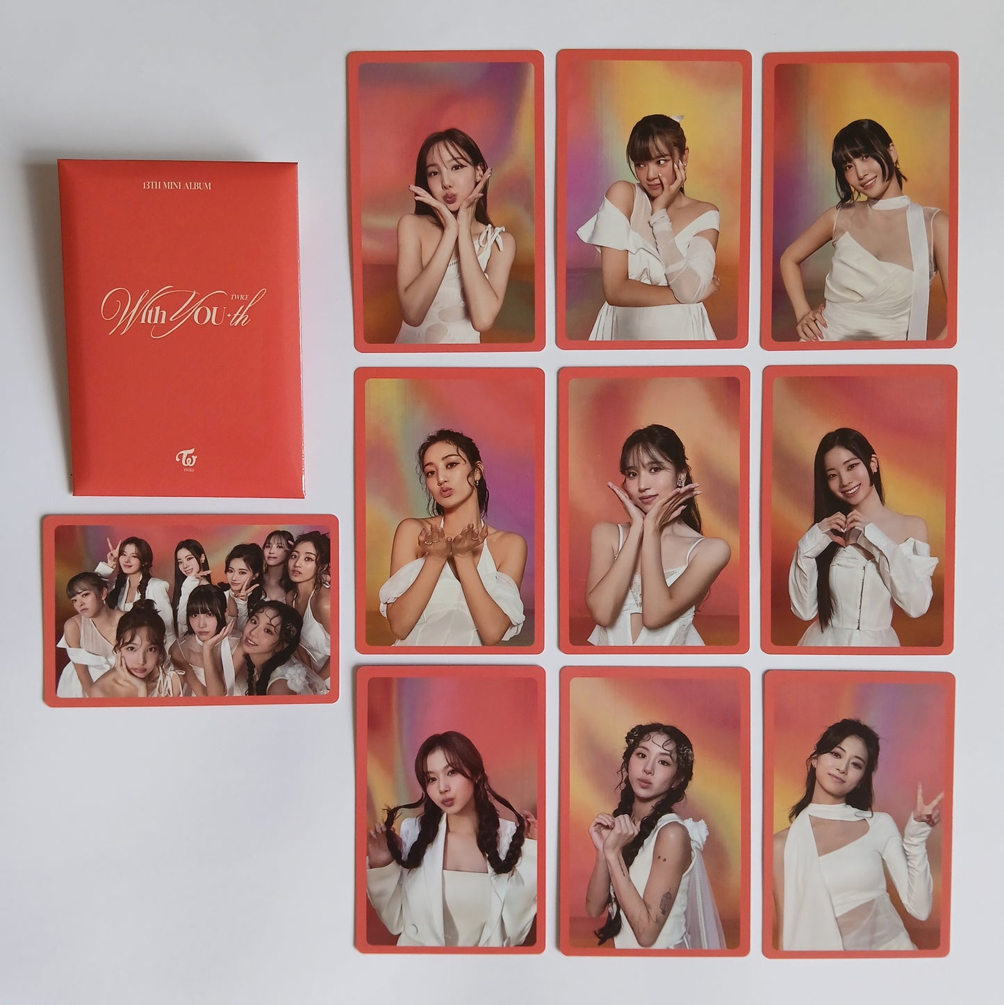 TWICE Set de photocards pre-orden With you-th
