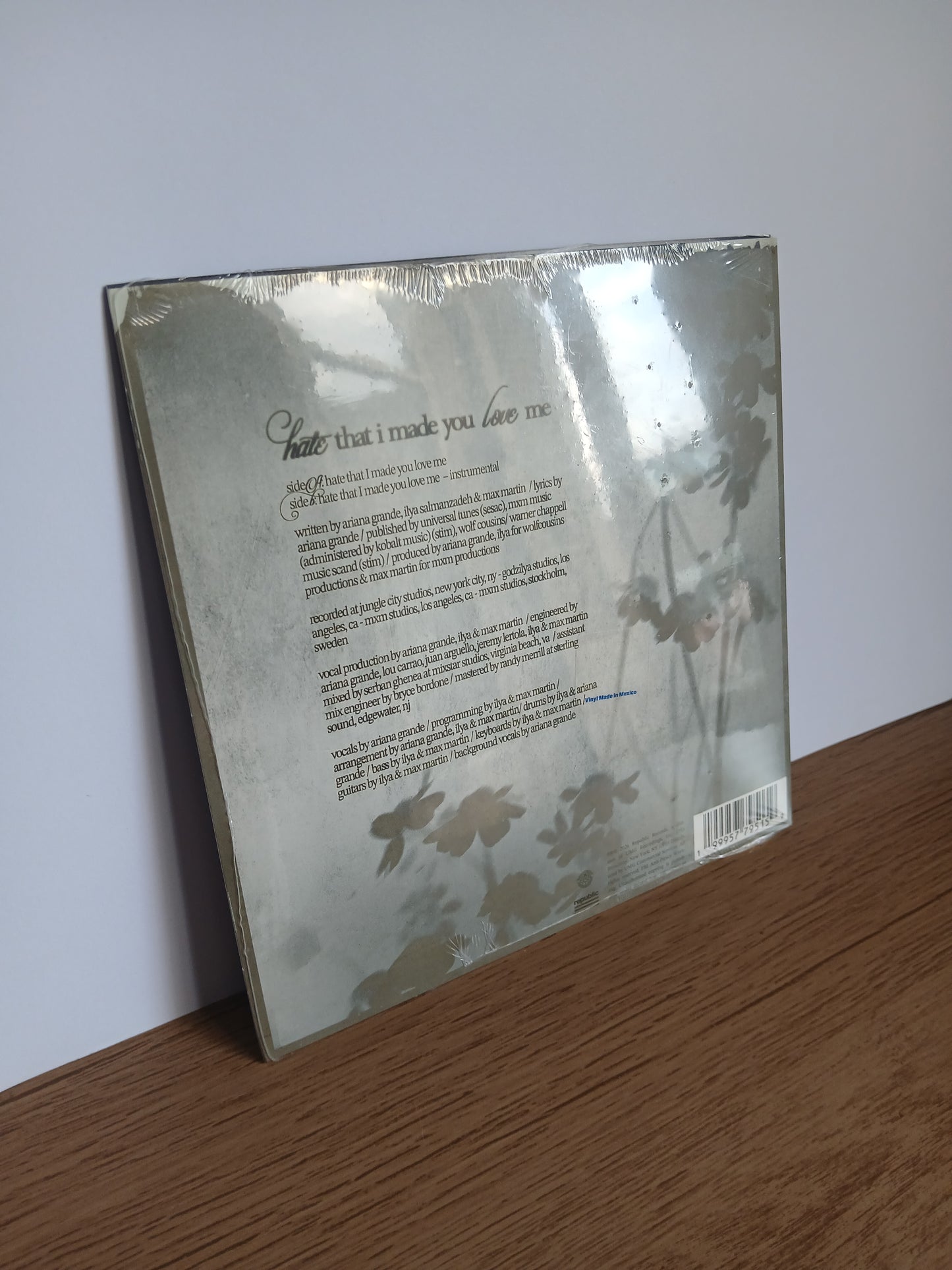ARIANA GRANDE - hate that i made you love me VINILO dandelion white
