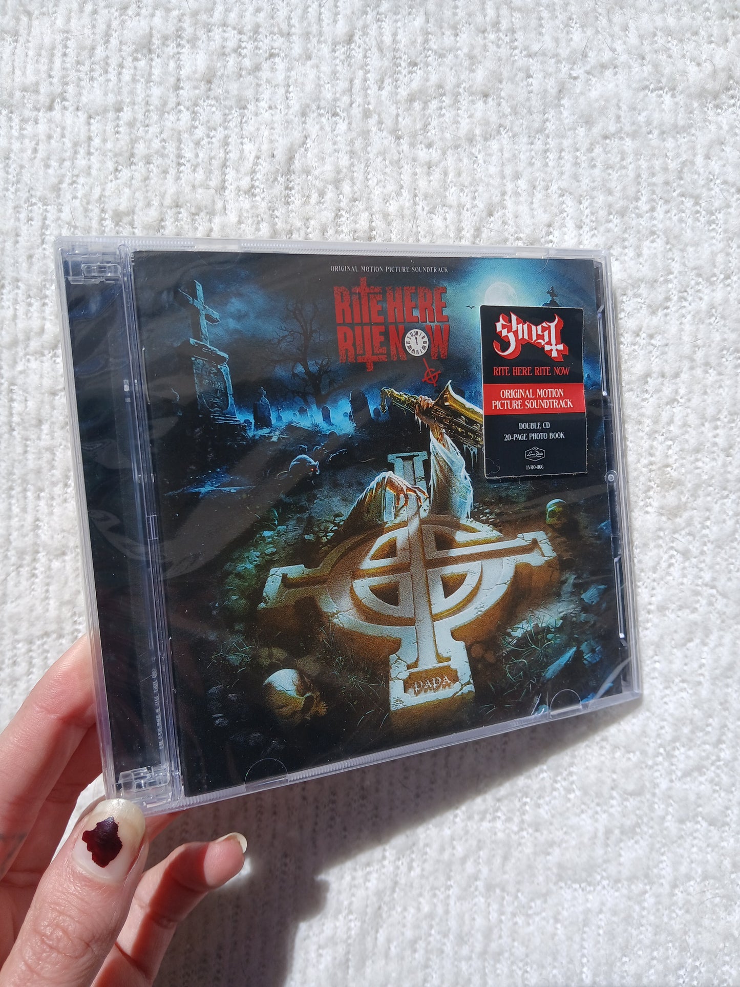 GHOST - Rite here rite now CD VER FOTOS