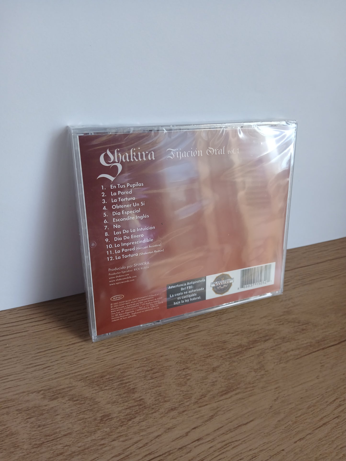 SHAKIRA - Fijación oral Vol.1 CD