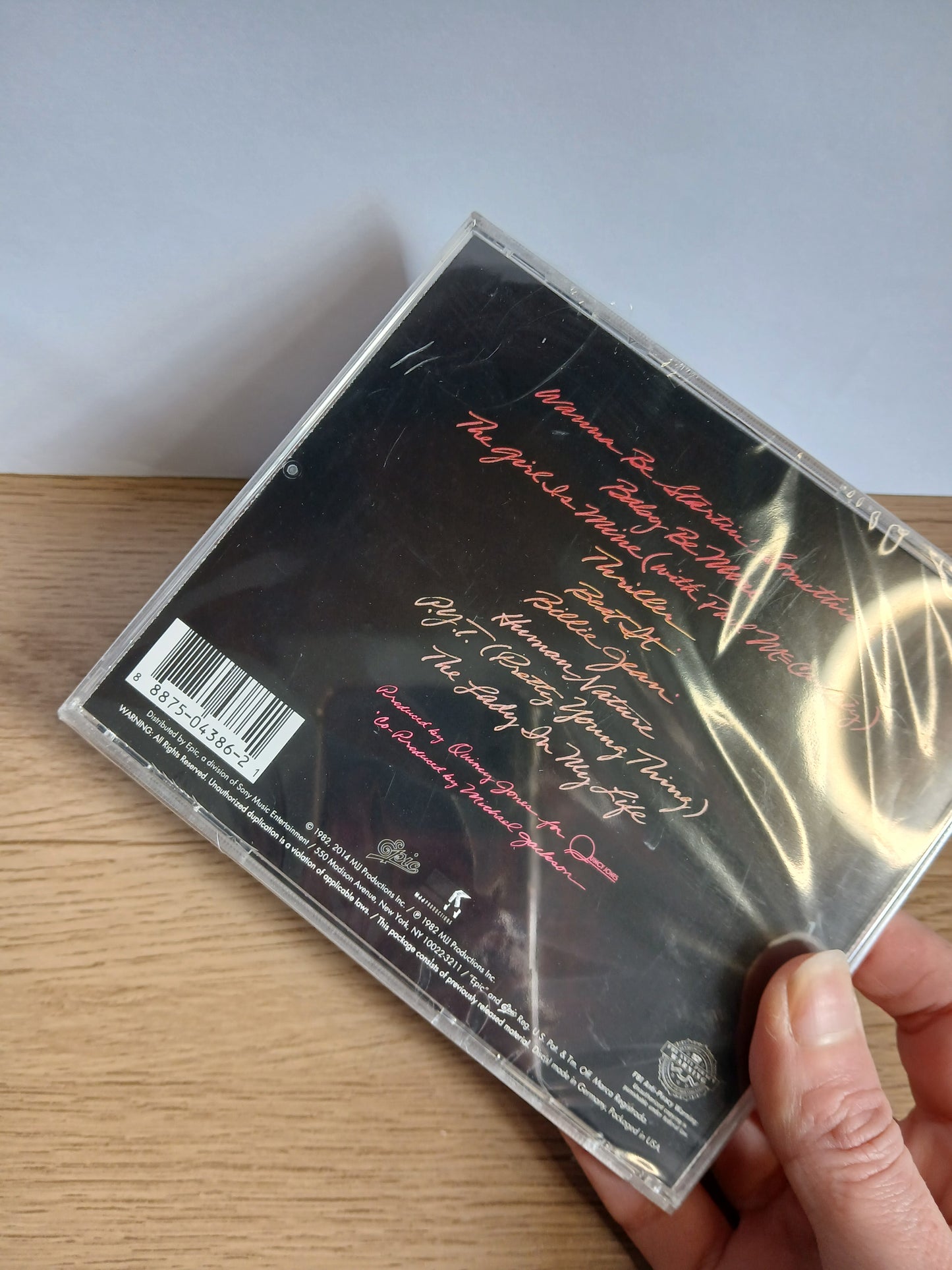 MICHAEL JACKSON - Thriller CD (ver fotos)