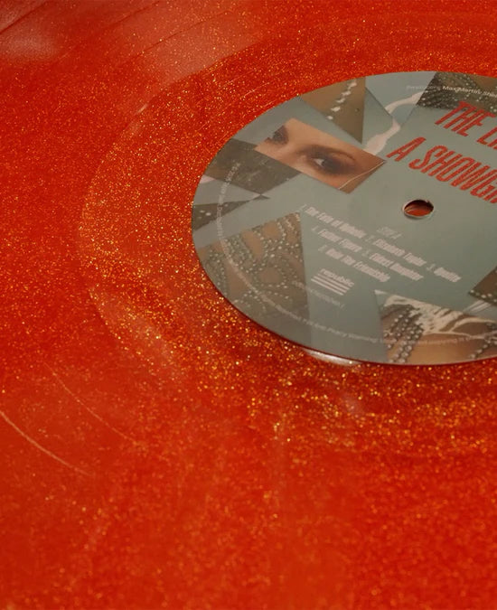 [PRE-ORDEN] TAYLOR SWIFT - The Life of a Showgirl: Sweat and Vanilla Perfume Portofino Orange Glitter VINILO