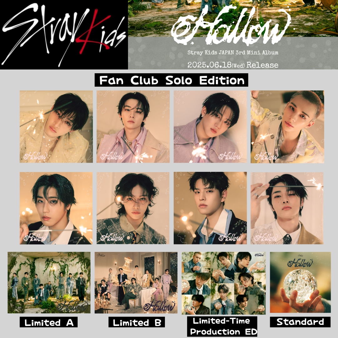STRAY KIDS - Hollow JAPAN (3rd mini album)