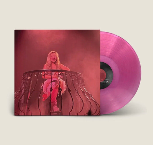 SABRINA CARPENTER - Feather VINILO Pink glitter ed limitada