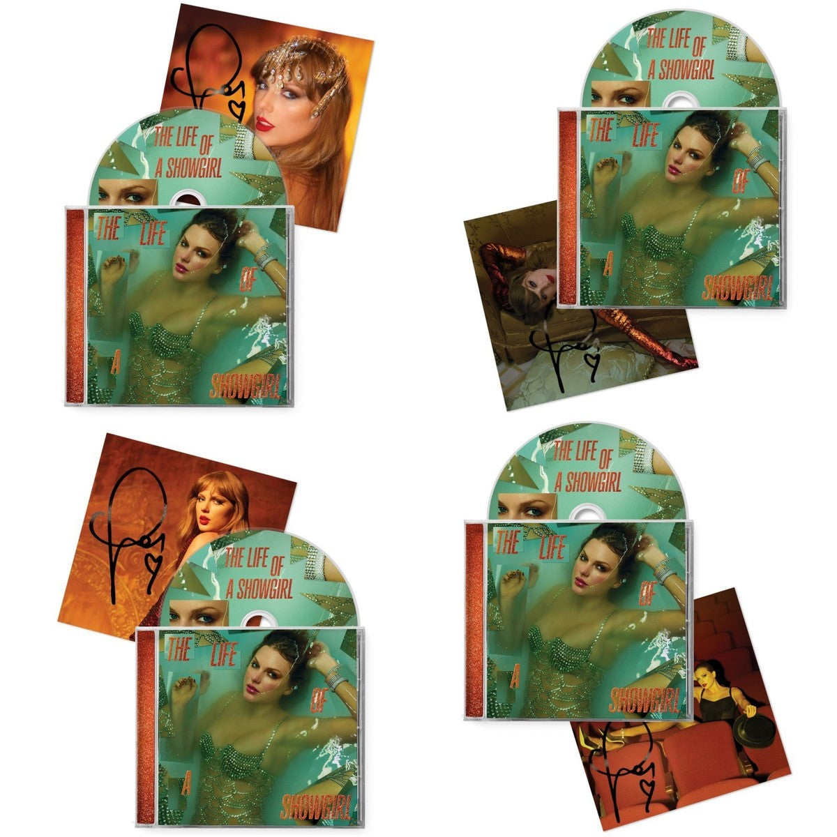 TAYLOR SWIFT - The Life of a Showgirl CD AUTOGRAFIADO