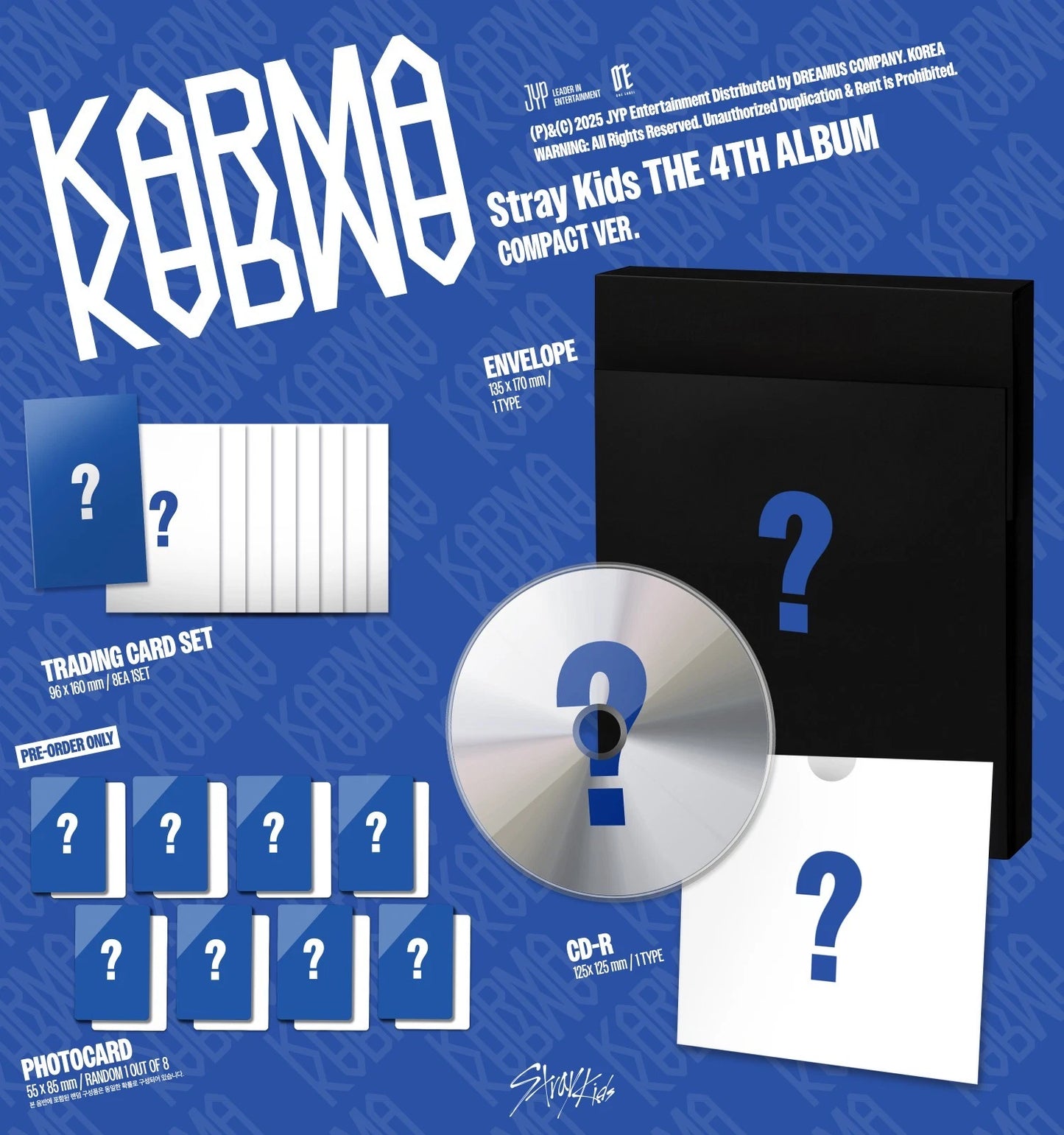 STRAY KIDS - KARMA (4th Album) COMPACT
