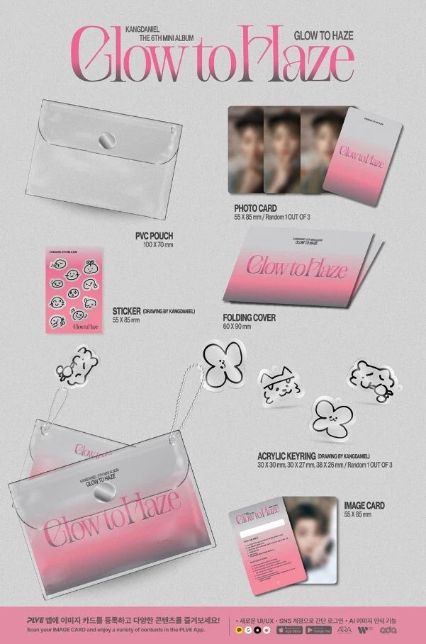 KANG DANIEL - GLOW TO HAZE (6th Mini Album) PVC POUCH Version