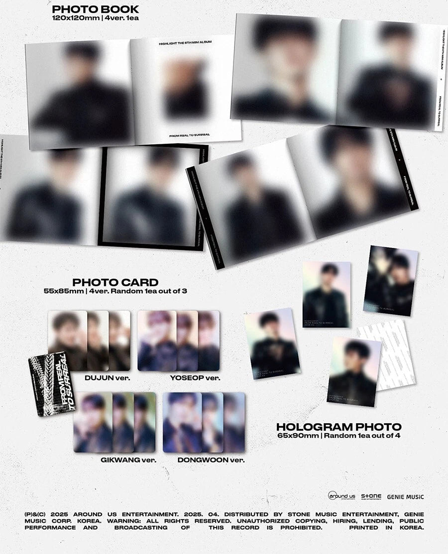 HIGHLIGHT - FROM REAL TO SURREAL (6th Mini Album) JEWEL CASE