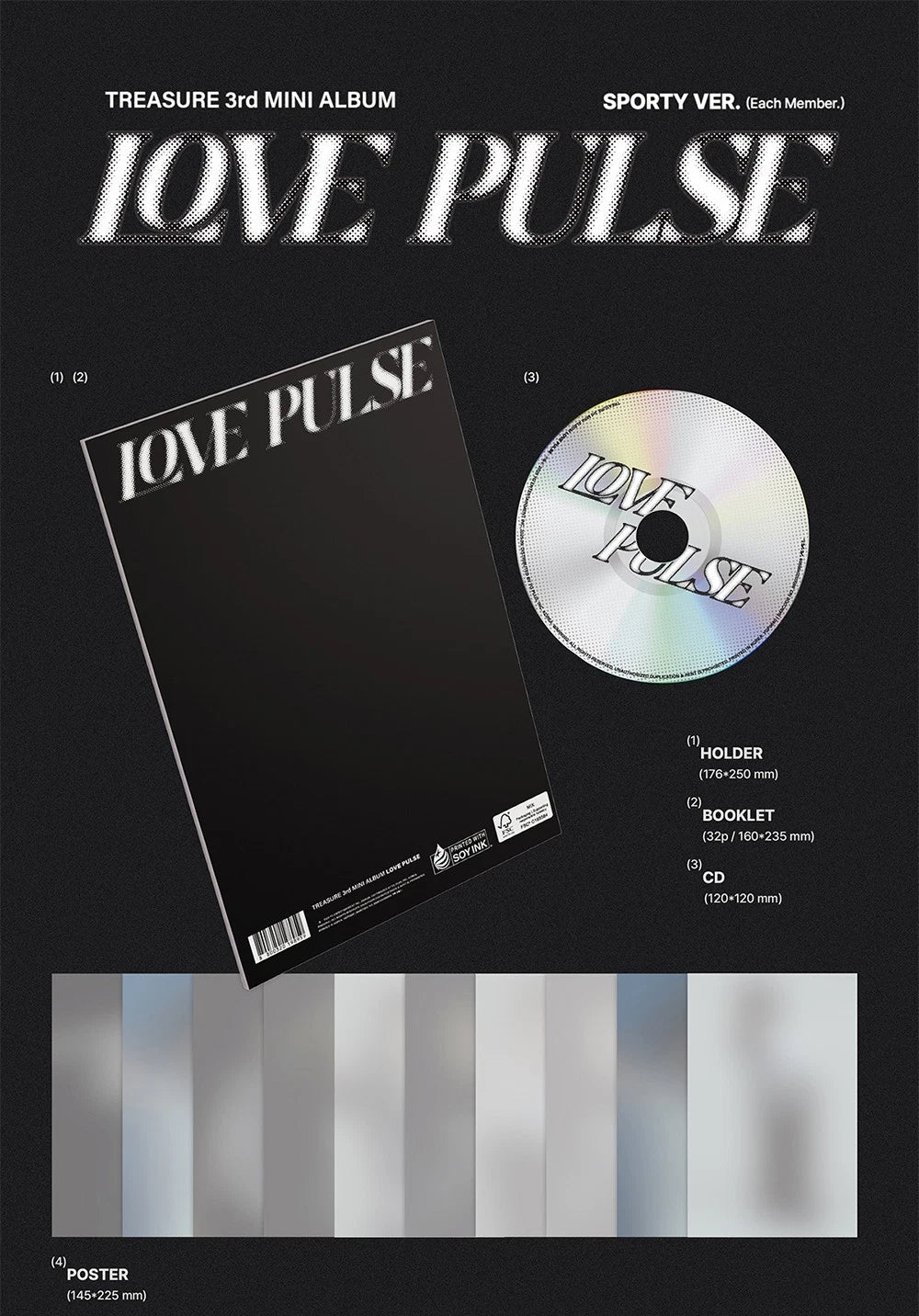 TREASURE - Love Pulse (3rd Mini Album) SPORTY