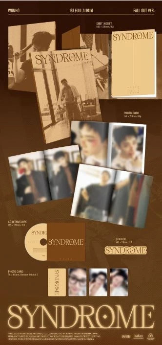 [PRE-ORDEN] WONHO - SYNDROME (1st Full Album)
