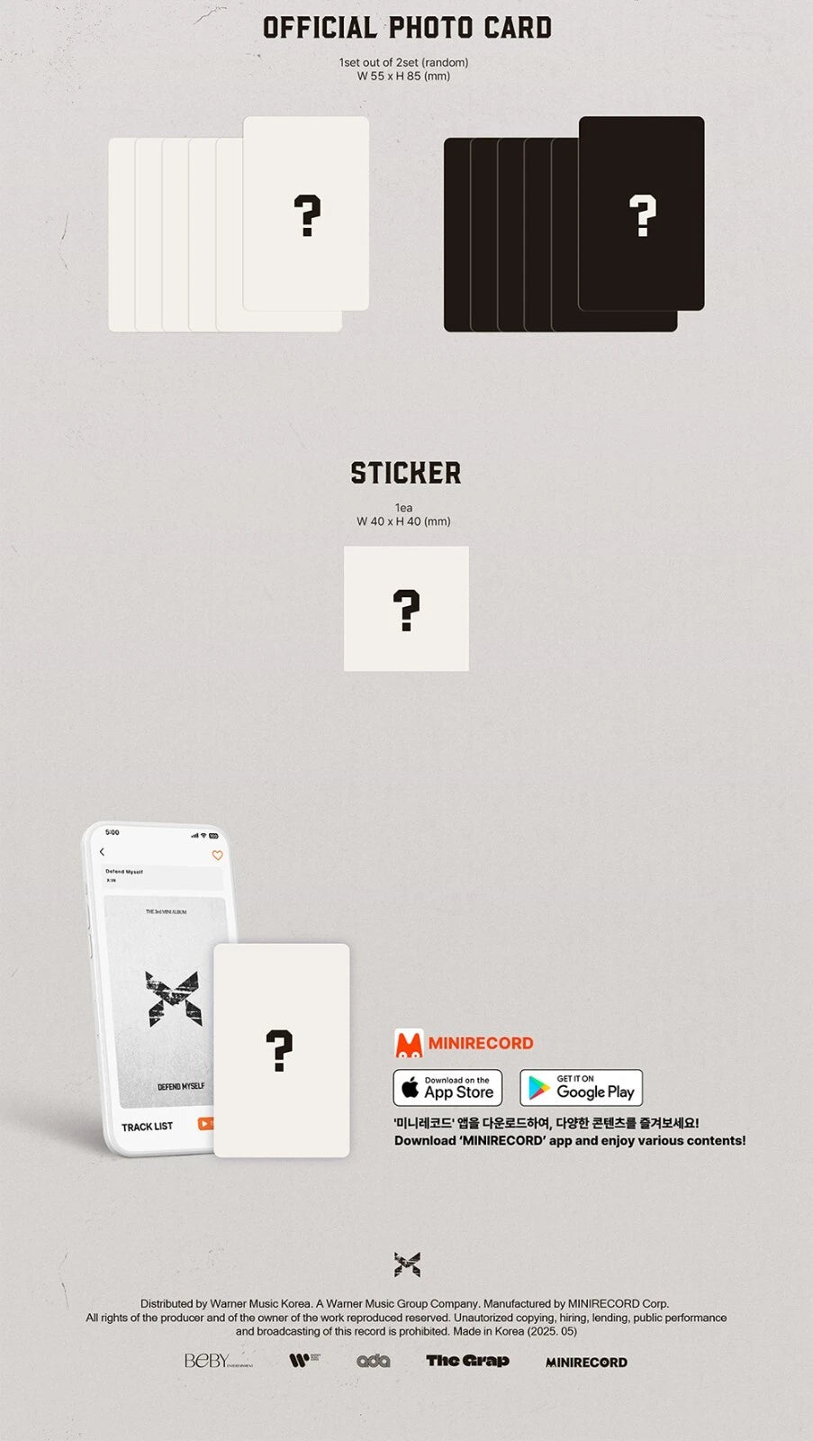 X:IN - DEFEND MYSELF (3rd Mini Album) PLATFORM