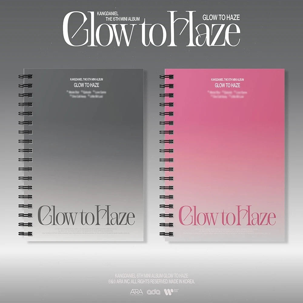 KANG DANIEL - GLOW TO HAZE (6th Mini Album) PHOTOBOOK Version