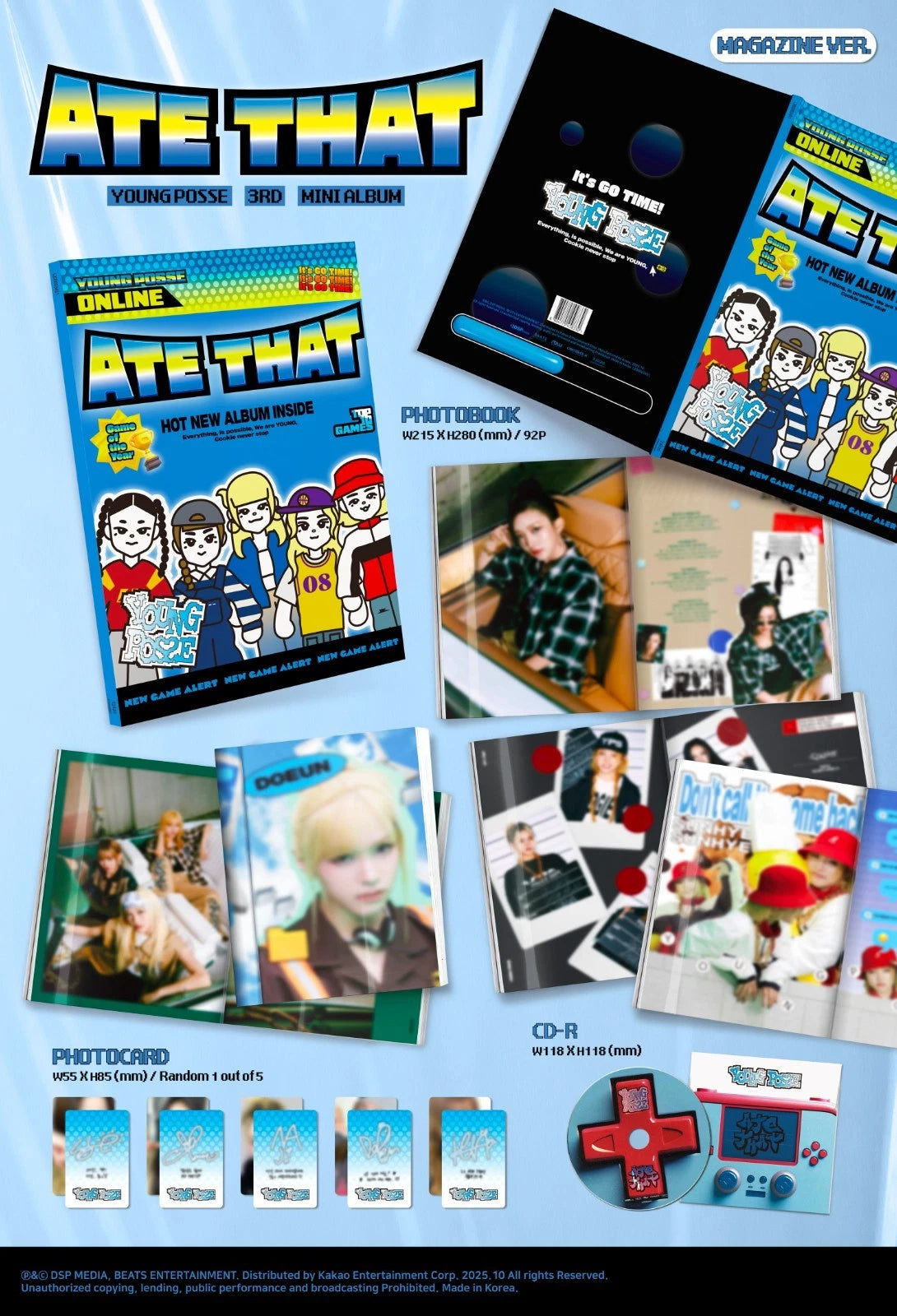 [PRE-ORDEN] ATE THAT (3rd Mini EP Album) MAGAZINE Version