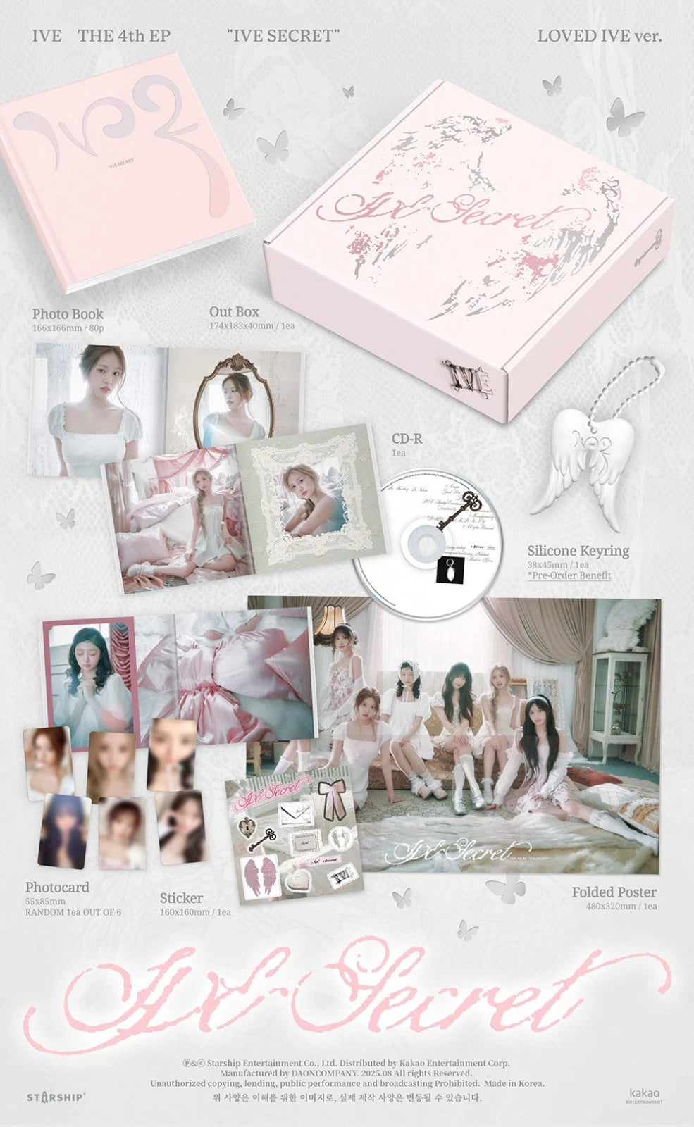 IVE - IVE SECRET (4th Mini Album) LOVED IVE Limited Version