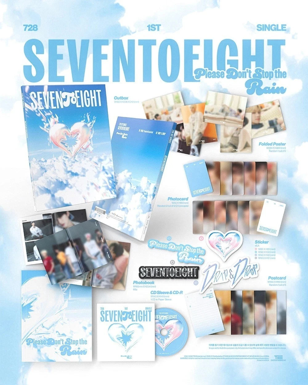 SEVENTOEIGHT - SEVENTOEIGHT (1st Single Album)