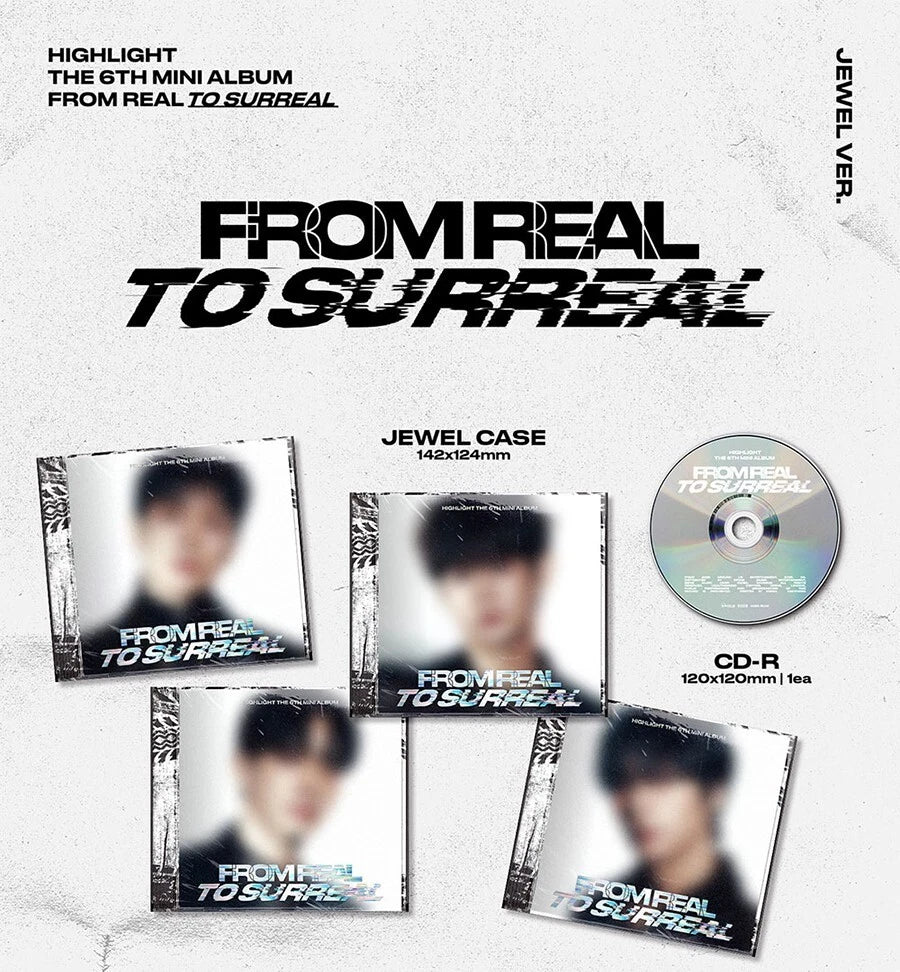 HIGHLIGHT - FROM REAL TO SURREAL (6th Mini Album) JEWEL CASE