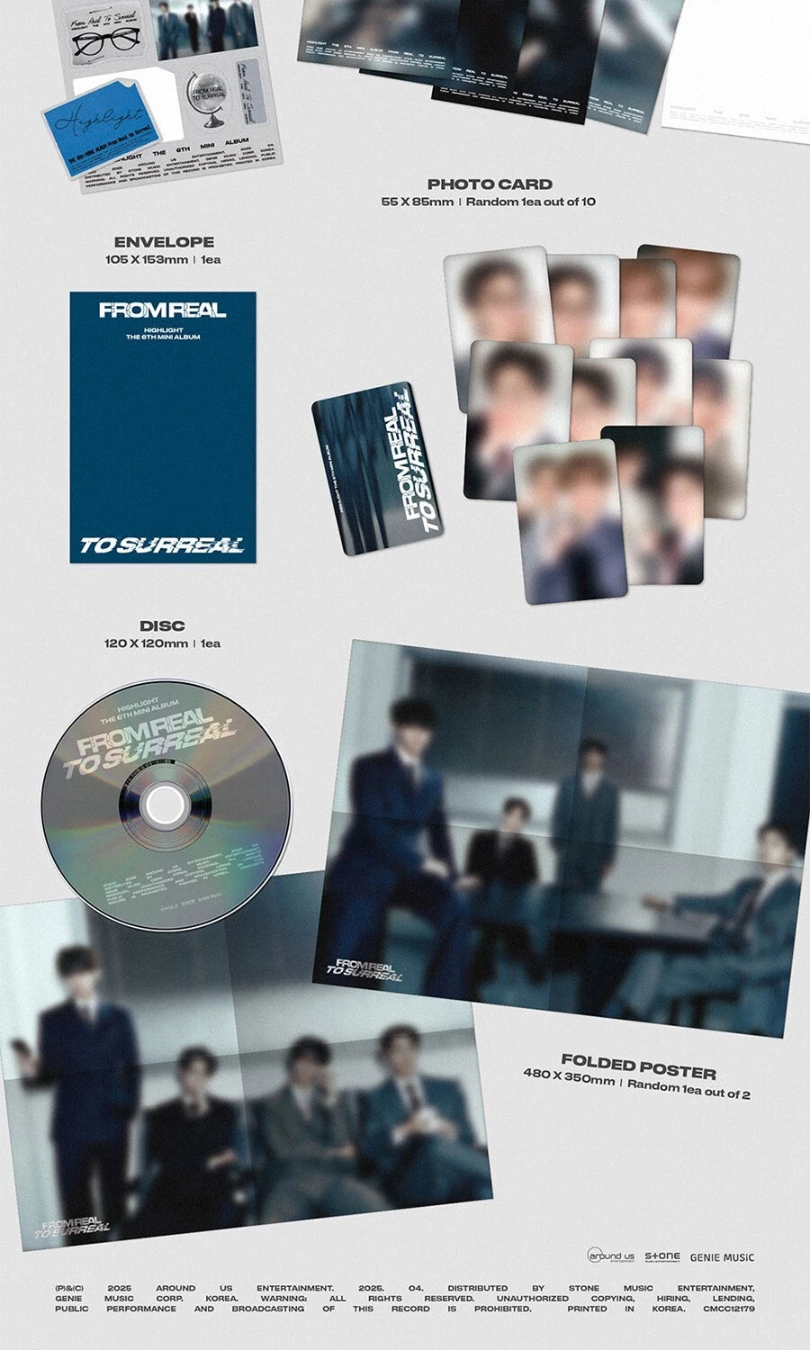 HIGHLIGHT - FROM REAL TO SURREAL (6th Mini Album) PHOTOBOOK