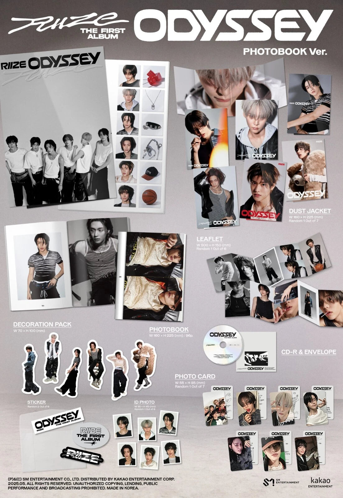 RIIZE - ODYSSEY (1st Album) PHOTOBOOK