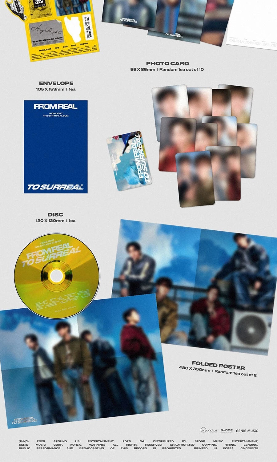 HIGHLIGHT - FROM REAL TO SURREAL (6th Mini Album) PHOTOBOOK