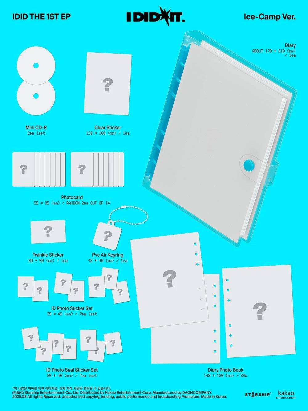 IDID - I DID IT (1st EP Album) Special Edition ICE-CAMP
