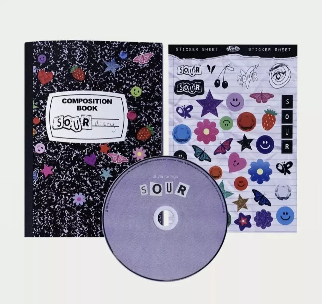 OLIVIA RODRIGO - Sour (Limited edition Composition book Diary)