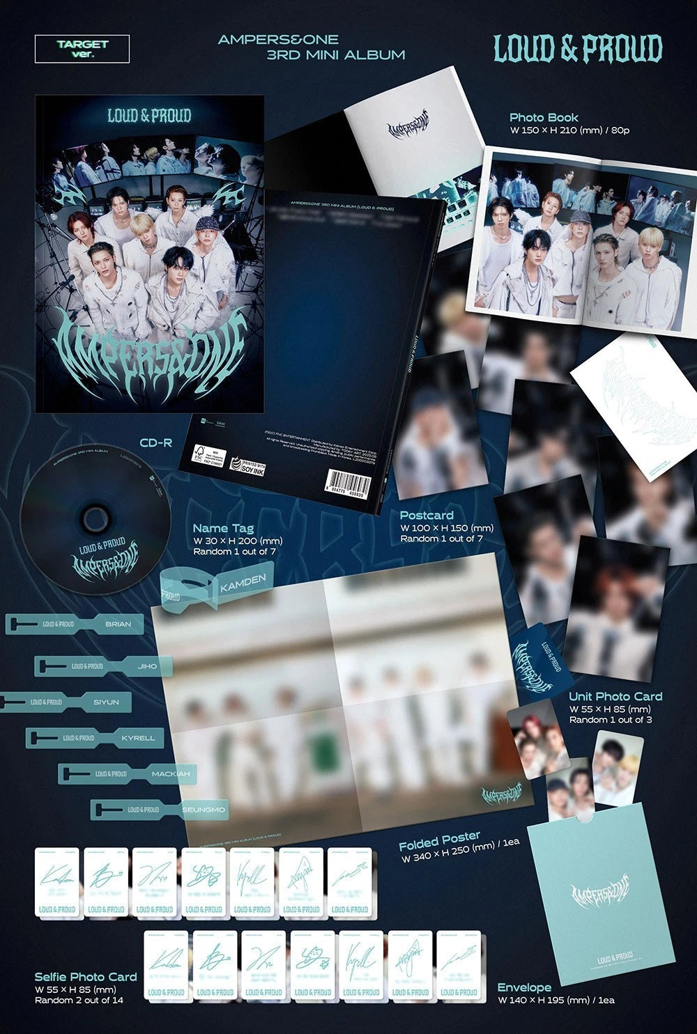 AMPERS&ONE - LOUD & PROUD (3rd Mini Album)
