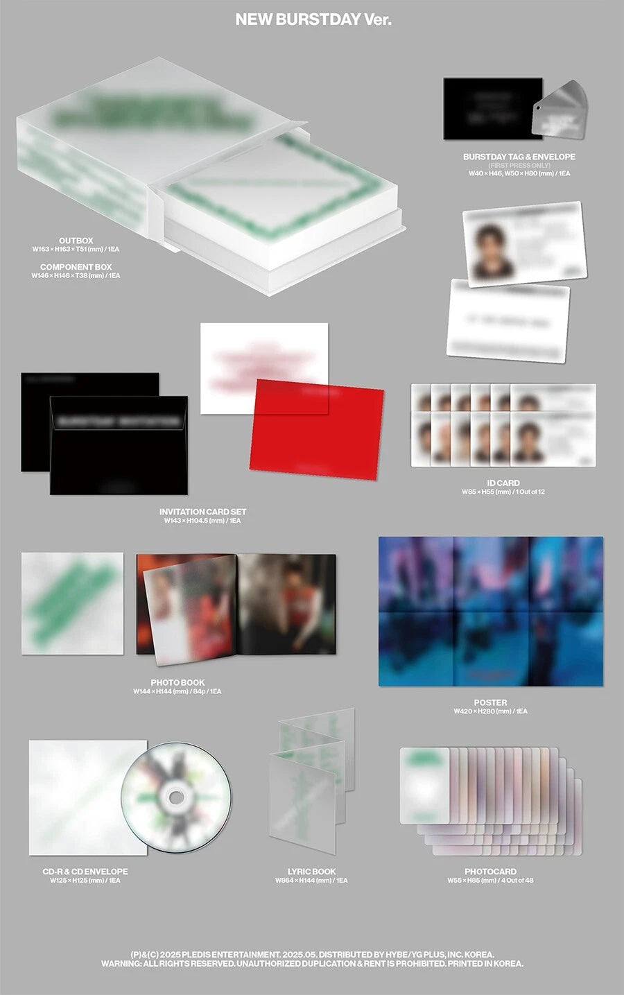 SEVENTEEN - HAPPY BURSTDAY (5th Album)