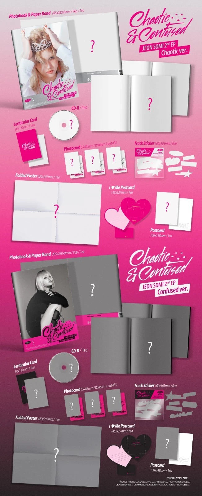JEON SOMI - CHAOTIC & CONFUSED (2nd EP Album)
