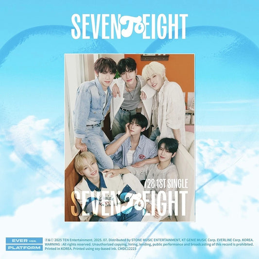 SEVENTOEIGHT - SEVENTOEIGHT (1st Single Album) EVER