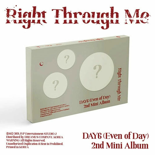 DAY6 (EVEN OF DAY) - RIGHT THROUGH ME (2nd Mini Album)