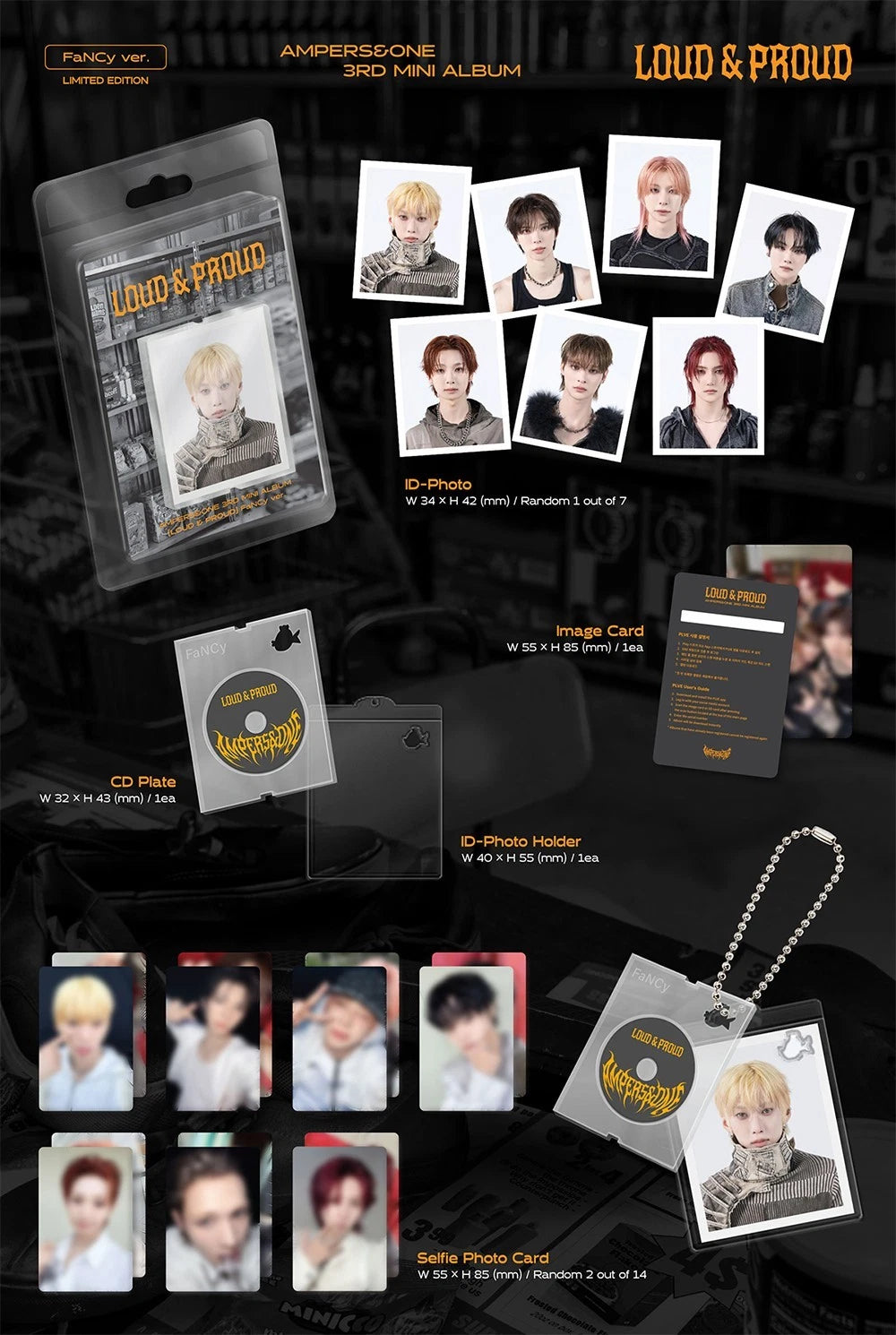 AMPERS&ONE - LOUD & PROUD (3rd Mini Album) LIMITED Edition FaNCy