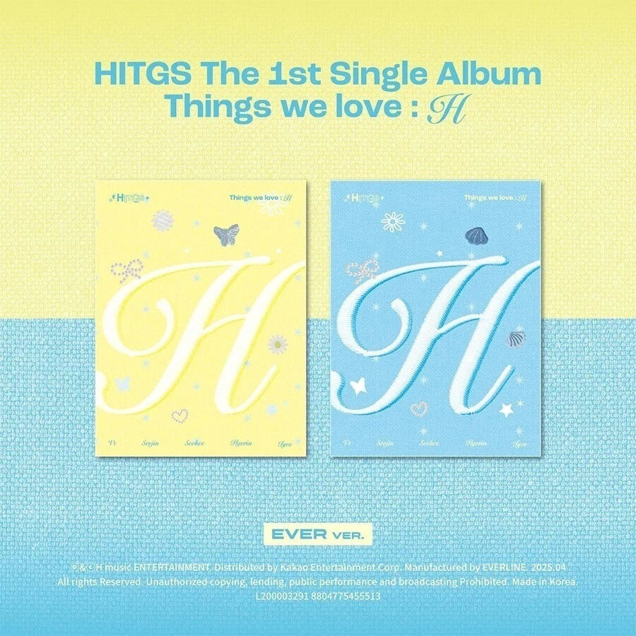 HITGS - THINGS WE LOVE : H (1st Single Album) EVER