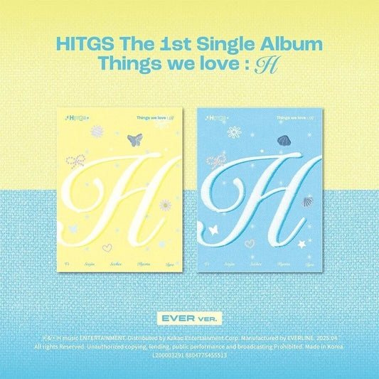 HITGS - THINGS WE LOVE : H (1st Single Album) EVER