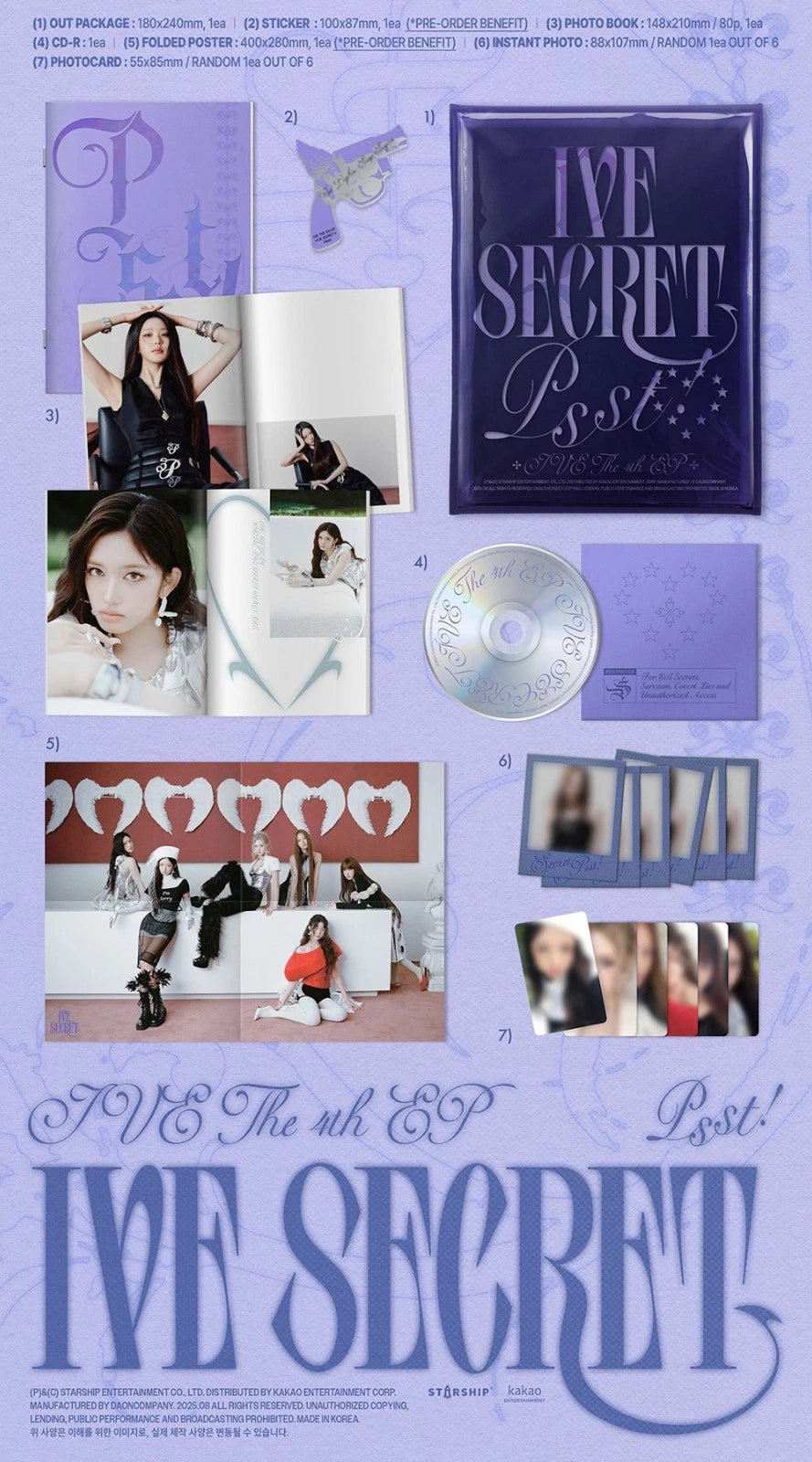 IVE - IVE SECRET (4th Mini Album)