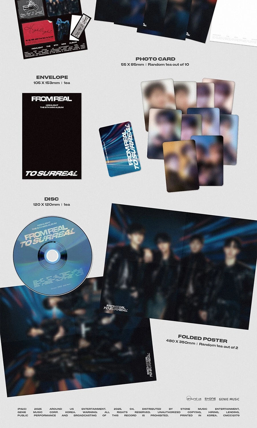 HIGHLIGHT - FROM REAL TO SURREAL (6th Mini Album) PHOTOBOOK
