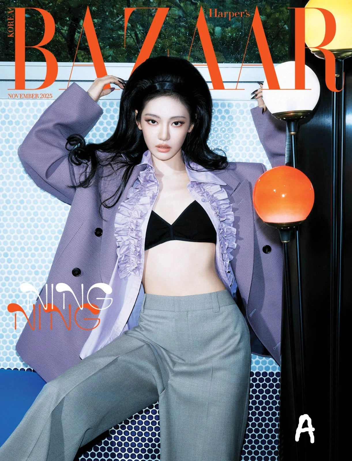 [PRE-ORDEN] AESPA NINGNING Cover BAZAAR Korea Magazine Noviembre 2025 +Poster