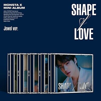 MONSTA X - SHAPE of LOVE (11th Mini Album) Jewel case