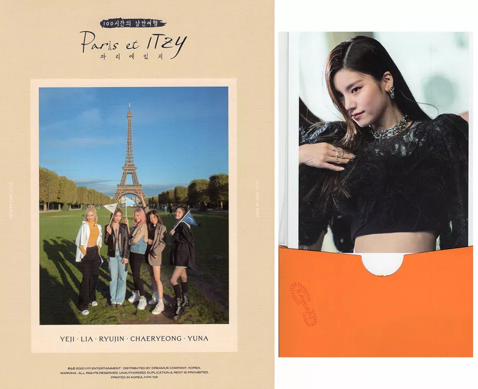 ITZY - It'z me Paris photobook + Set de Postcards BENEFICIO DE PREVENTA