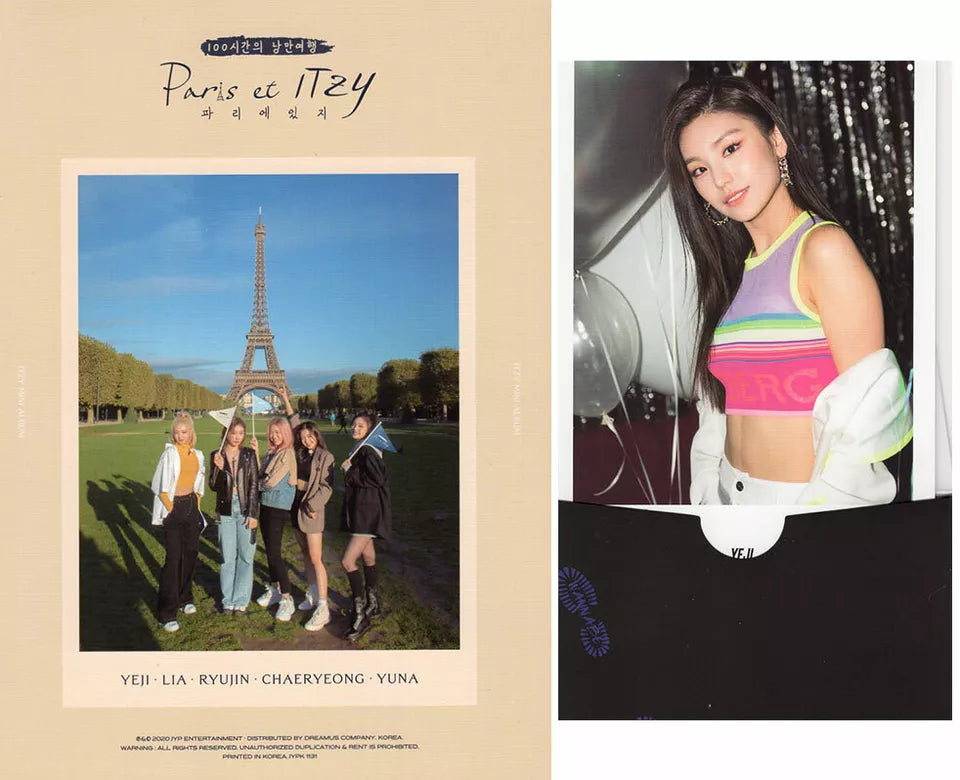 ITZY - It'z me Paris photobook + Set de Postcards BENEFICIO DE PREVENTA