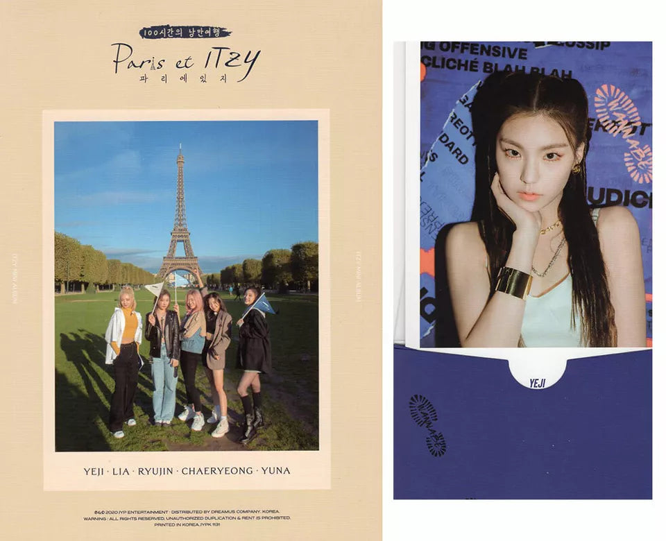 ITZY - It'z me Paris photobook + Set de Postcards BENEFICIO DE PREVENTA