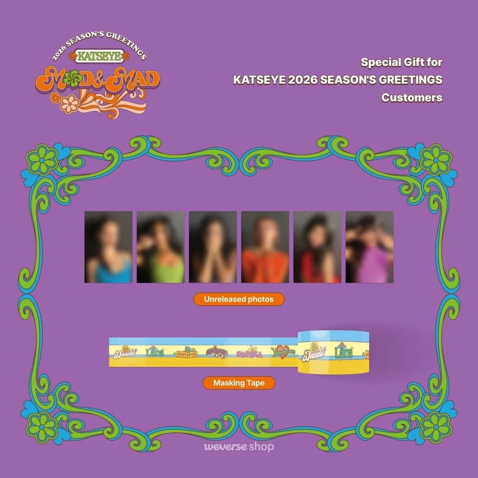 [PRE-ORDEN] KATSEYE - MOD & MAD 2026 Season’s Greetings