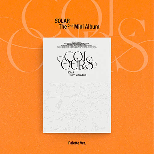 SOLAR (MAMAMOO) - Colours (2nd Mini Album) PALETTE Version