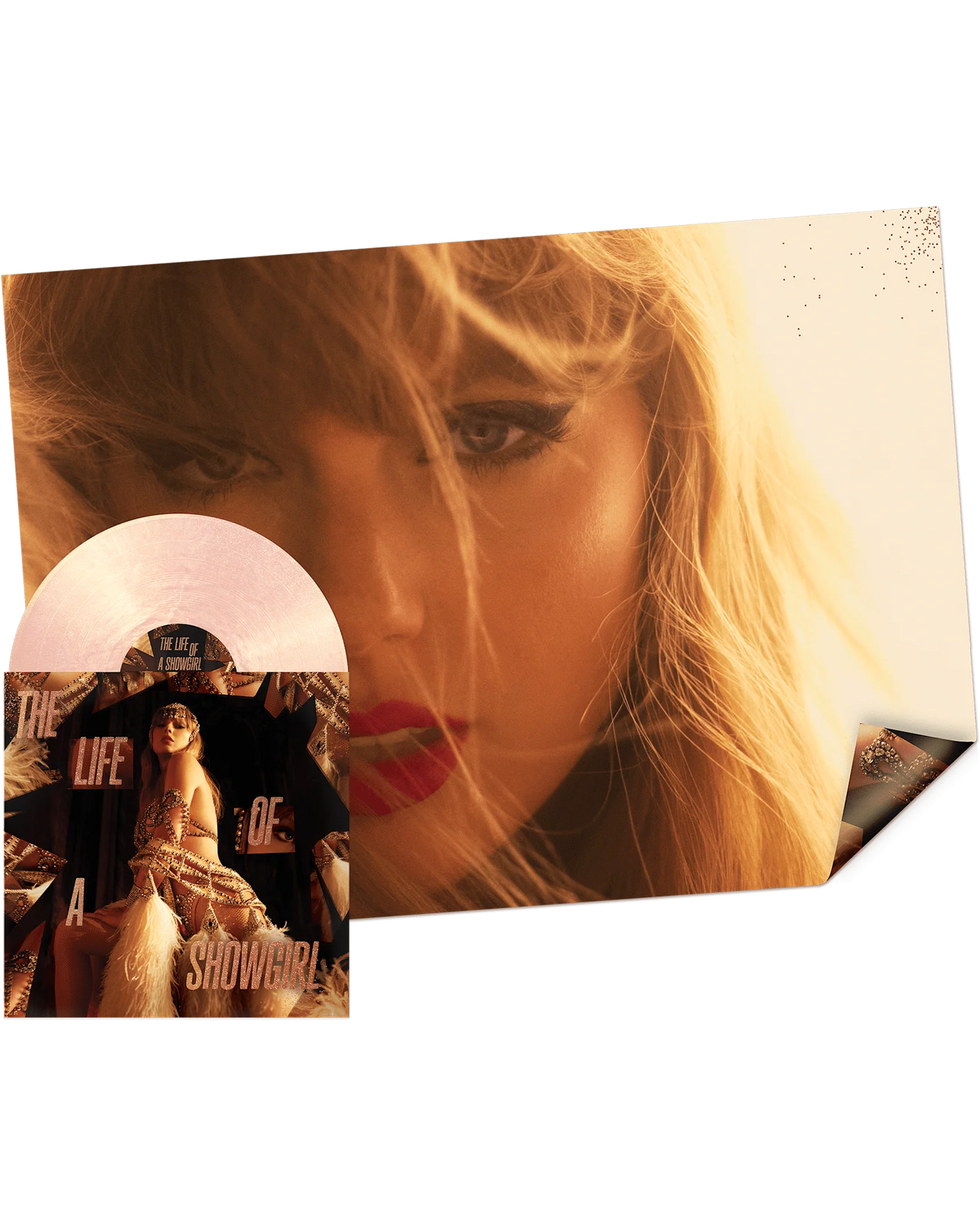 TAYLOR SWIFT - The Life of a Showgirl: The Crowd is Your King Edition (Summertime Spritz Pink Shimmer) VINILO TARGET EXCLUSIVE