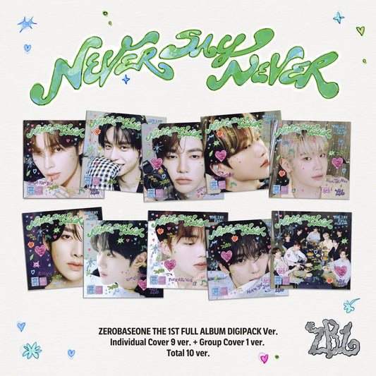 ZEROBASEONE - NEVER SAY NEVER (1st Album) DIGIPACK